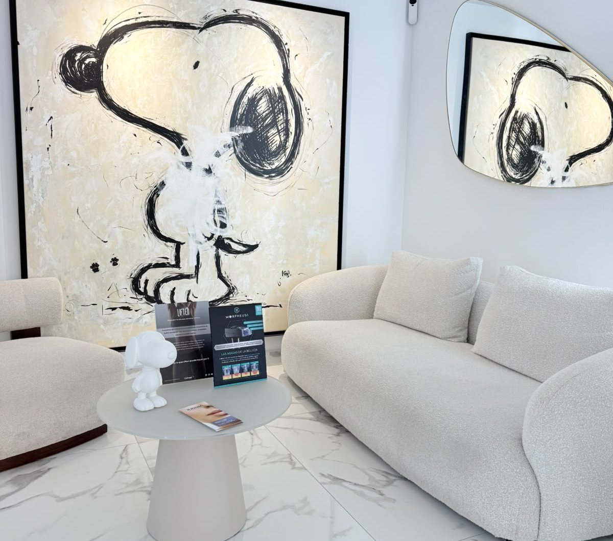 Sala de espera de la clínica